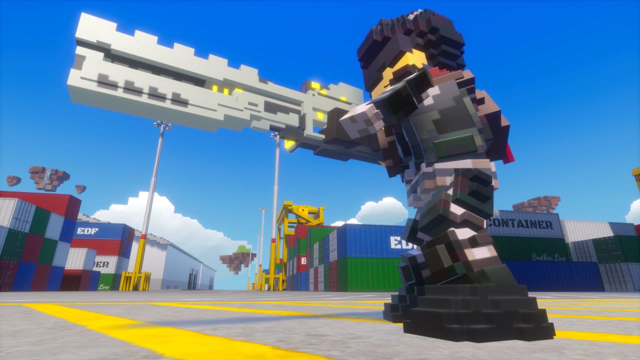 EARTH DEFENSE FORCE: WORLD BROTHERS 2: "Additional Weapon" Penetrating Electric Cannon: Recruit Sonic Pile (Long Range) — скриншот 1