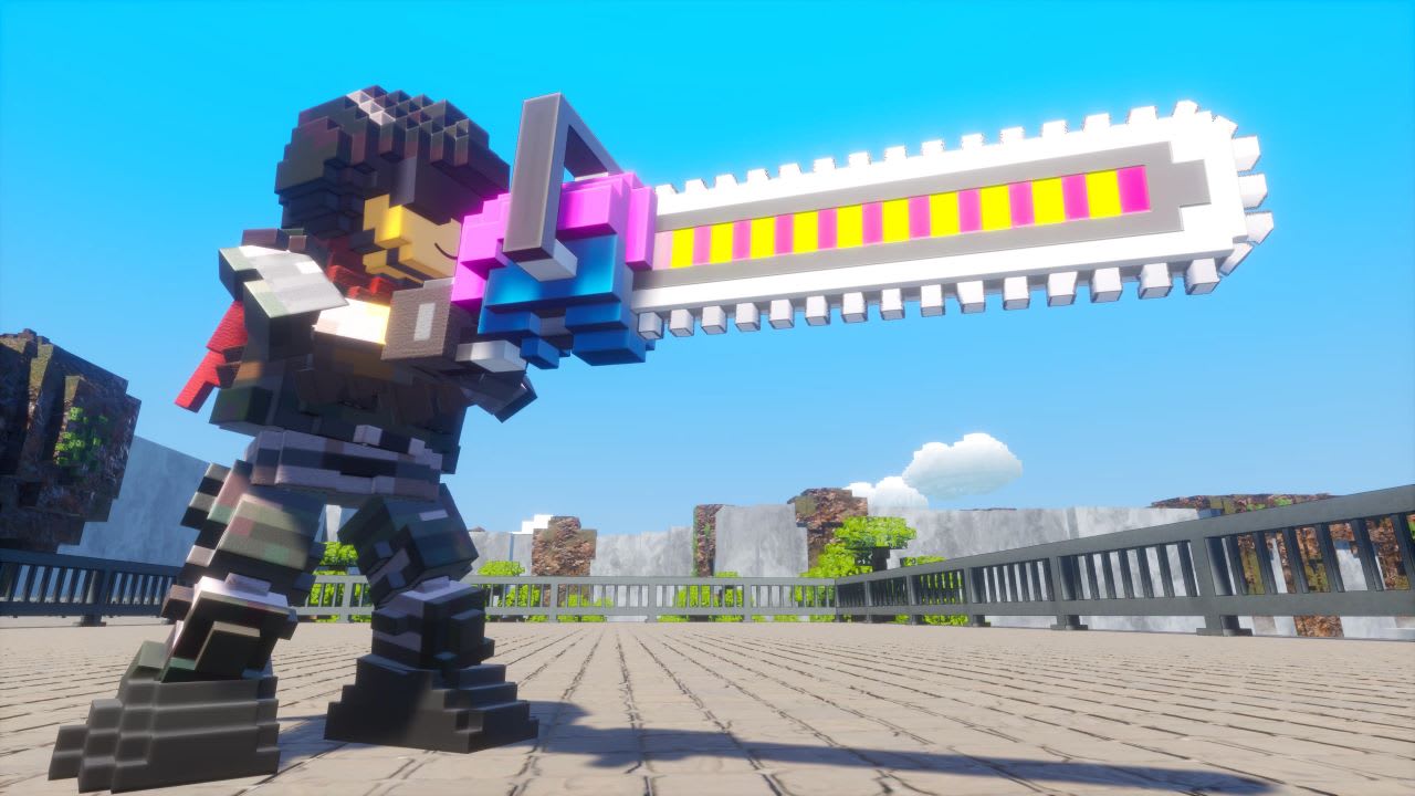 EARTH DEFENSE FORCE: WORLD BROTHERS 2: "Additional Weapon" Short Range, but Strong: Recruit Laser Chainsaw (Heavy Hitter) — скриншот 1