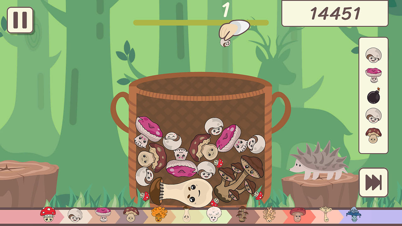 Small Mode - Mini Mushroom Mayhem - Land of Mushrooms — скриншот 1