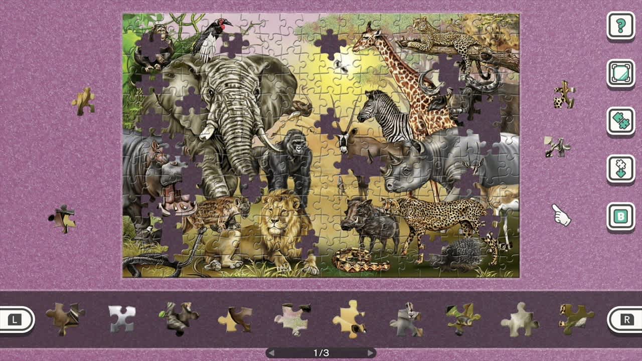Jigsaw Masterpieces 2: World Animal Clipart by Region — скриншот 1