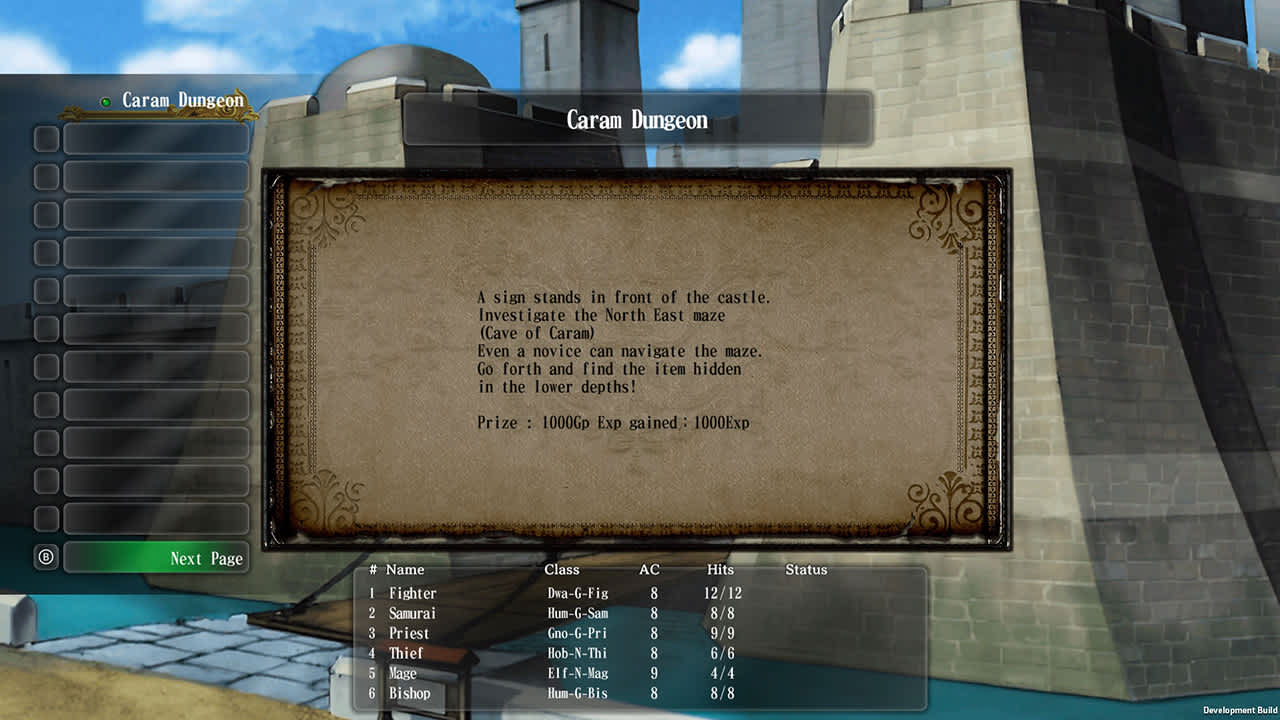 Wizardry: The Five Ordeals - Scenario 