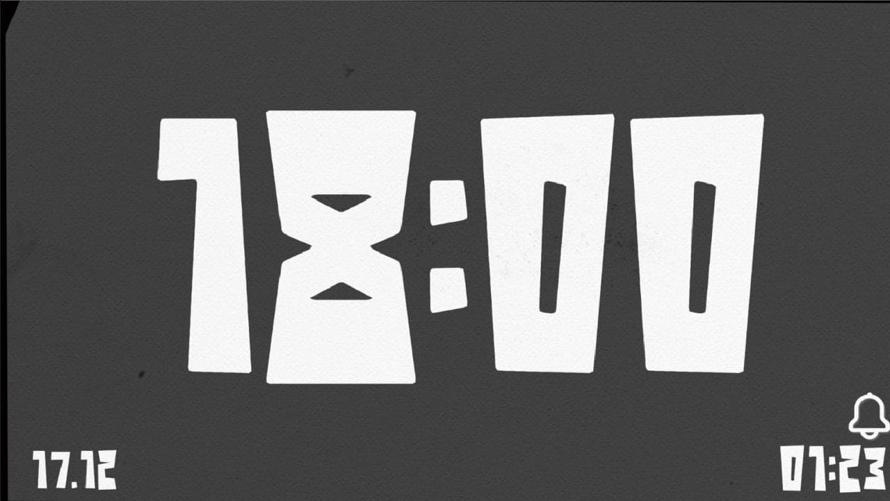 AAA Clock: Cartoonish Clock — скриншот 1