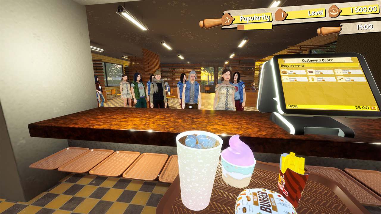 Fast Food 2025 Simulator: Vehicle Upgrade — скриншот 1