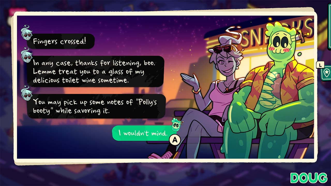 Monster Prom 3: Monster Roadtrip XXL: Monster Roadtrip - Jacqueline and Doug (Playable Character Pack) — скриншот 1