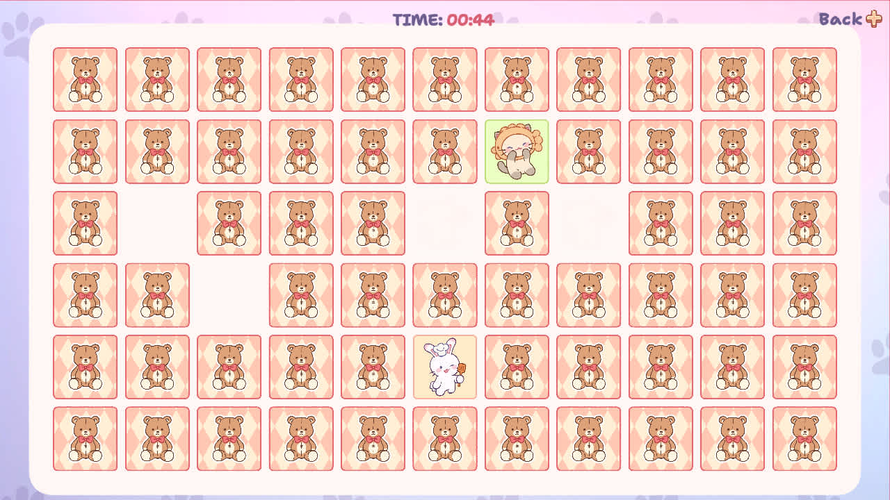 Cat & Friends Memory: Back Cards — скриншот 1