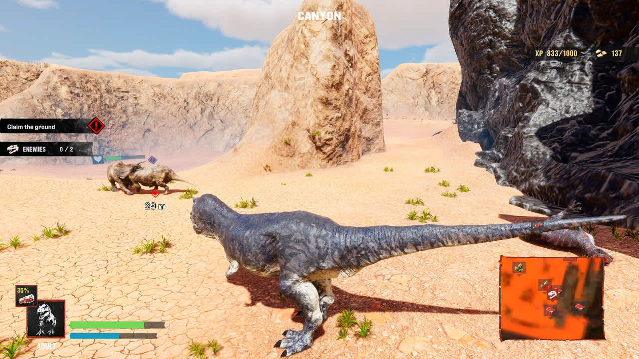 Dinosaur Survival Simulator - Prehistoric RPG: Hunter Balance — скриншот 1