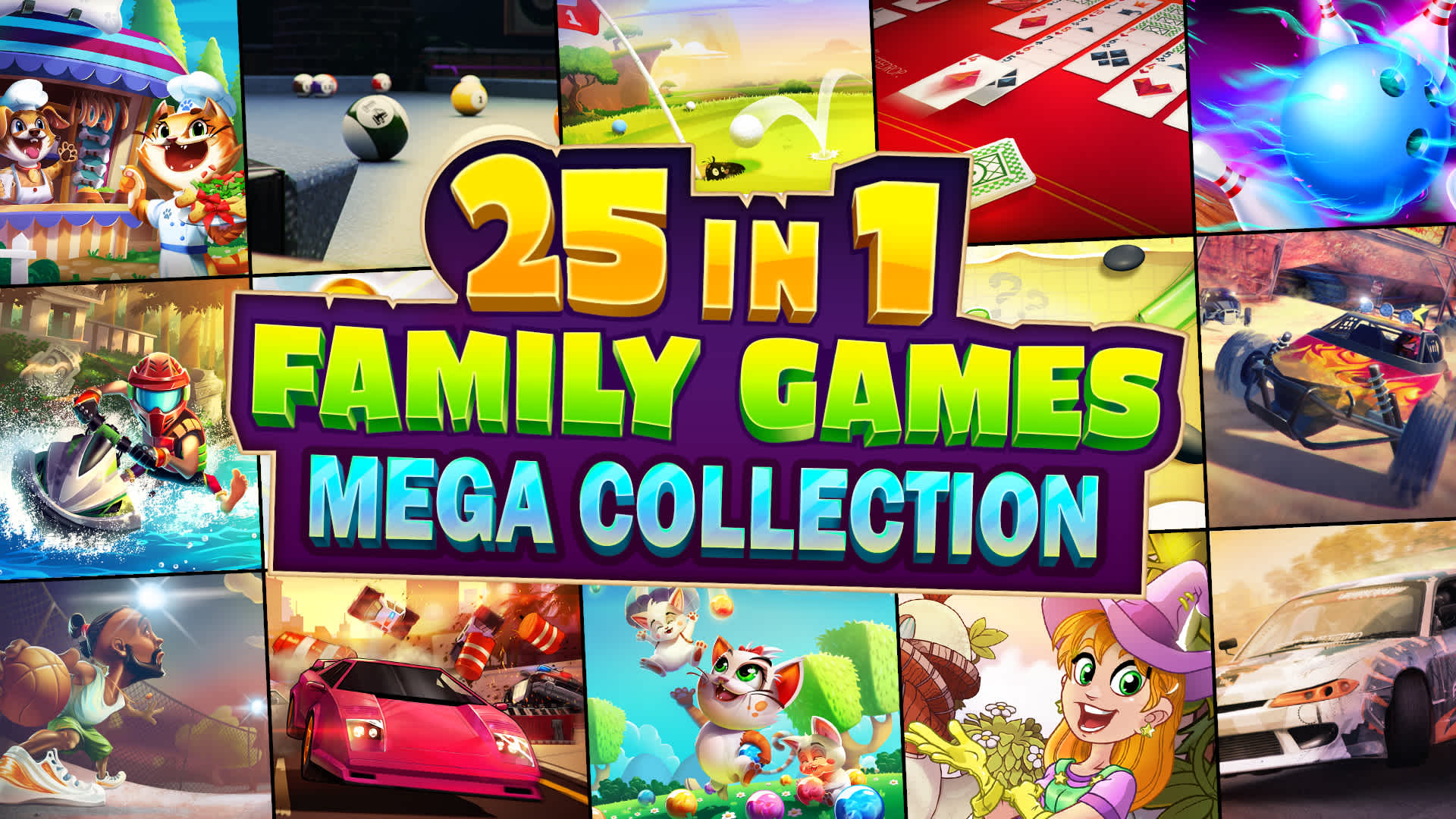 25 in 1 Family Games Mega Collection for Nintendo Switch - Nintendo ...