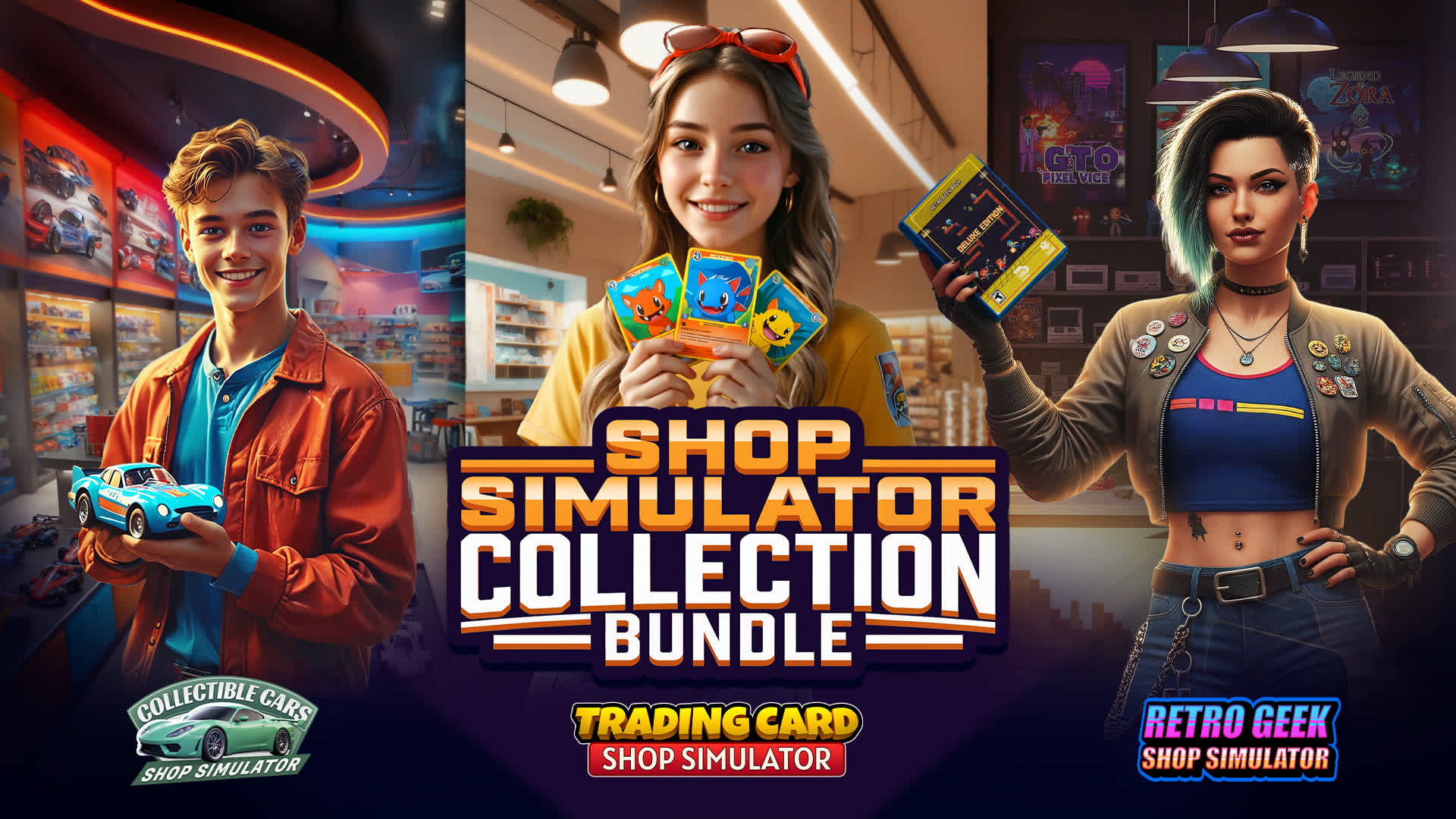 Shop Simulator Collection Bundle: Trading Card & Collectible Cars ...