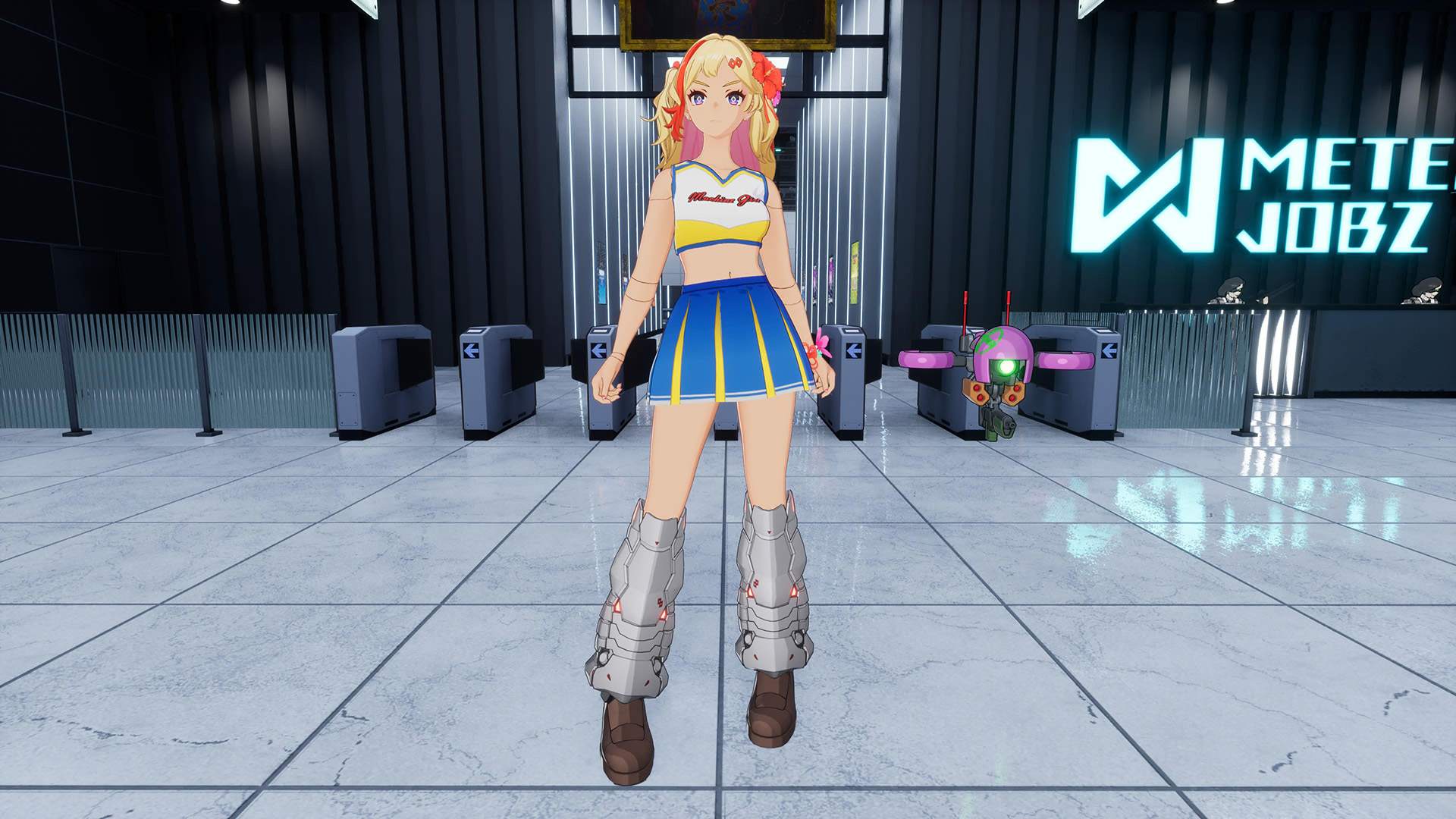 FULL METAL SCHOOLGIRL: "Cheerleader" Costume in 2 Color Varieties (usable by either Machine Girl) — скриншот 1