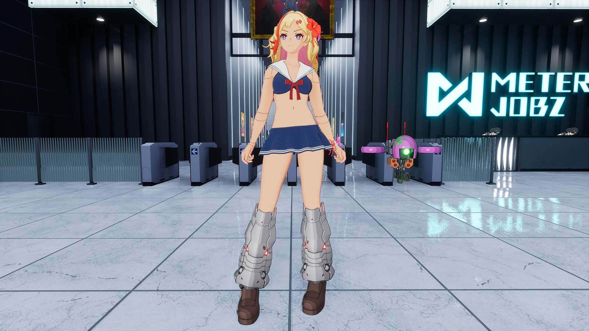FULL METAL SCHOOLGIRL: "Sailor Bikini" Costume in 2 Color Varieties (usable by either Machine Girl) — скриншот 1