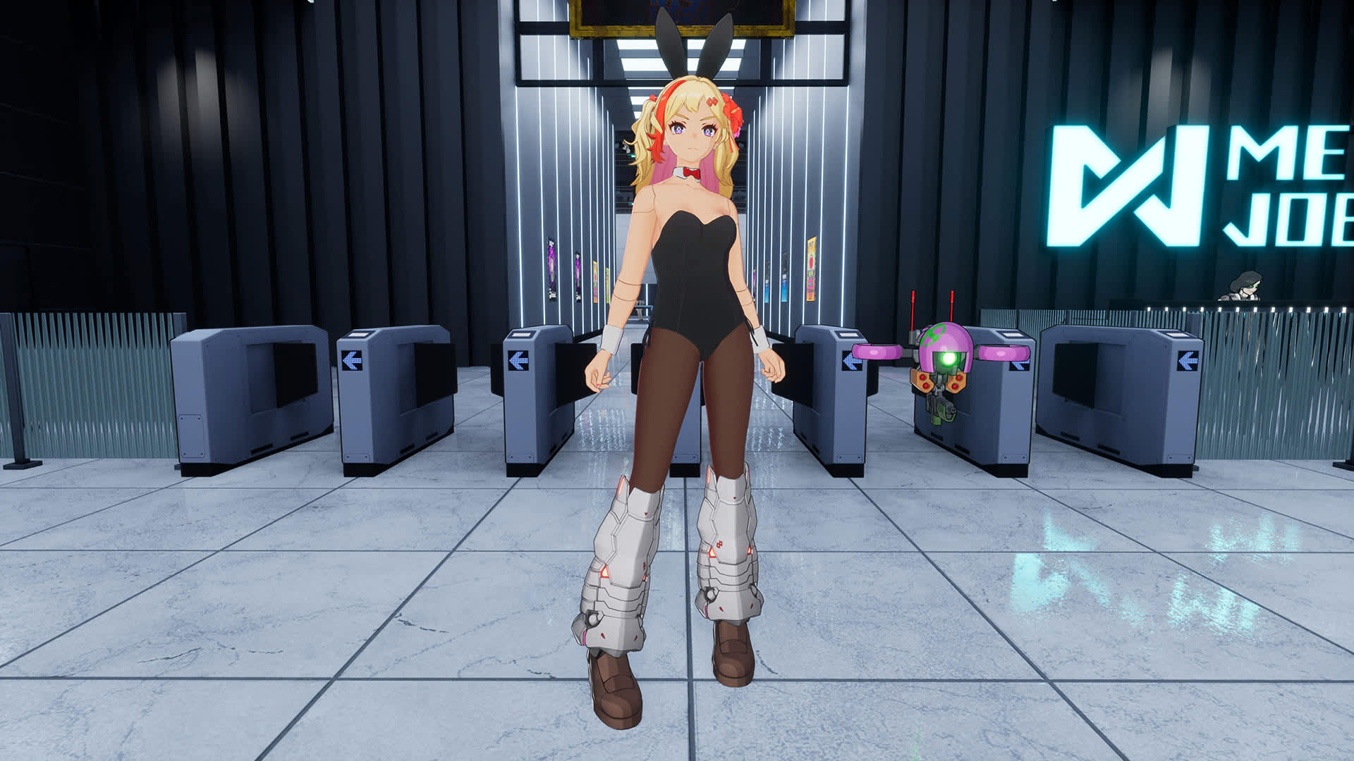 FULL METAL SCHOOLGIRL: "Bunny Girl" Costume in 2 Color Varieties (partially usable by either Machine Girl) — скриншот 1
