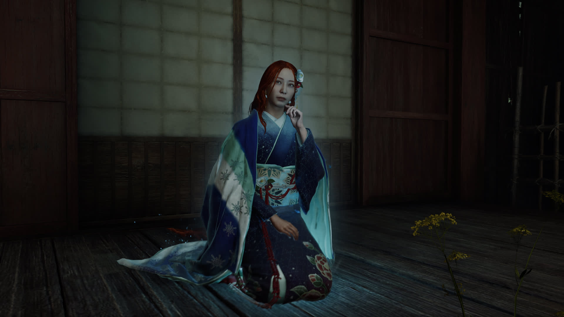 Onimusha: WotS - Traje para Dama Oni: Camélia da Neve para