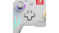 Nintendo Switch White Afterglow Wave Wireless Controller