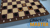 Live Checkers game 83.3 games against another Grand Master on