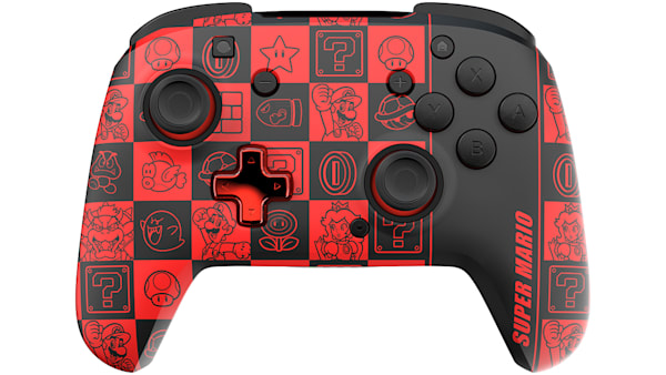 PDP Gaming Afterglow Wireless Nintendo Switch Pro Controller: Prismatic RGB  LED Lighting, Full Motion Control Gamepad, Customizable Paddle Buttons