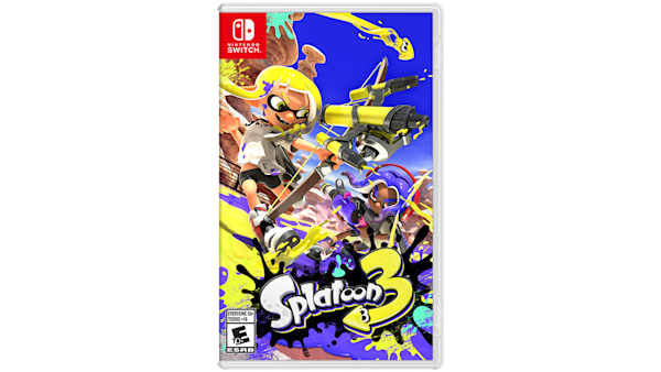 Pochette de transport Edition Splatoon 3 et protection d'écran Nintendo  Switch (modele OLED)