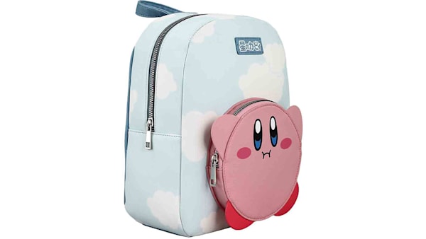Kirby Main Character Design 2-Pack Lunch Bag and 24 Oz. Plastic Water  Bottle Set