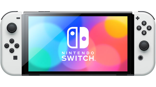  Nintendo Switch with Neon Blue and Neon Red Joy‑Con : Video  Games