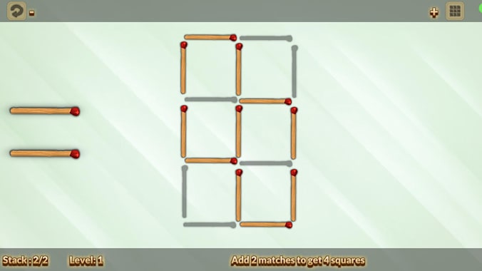 Matches Puzzle: Classic Logic Arcade 6