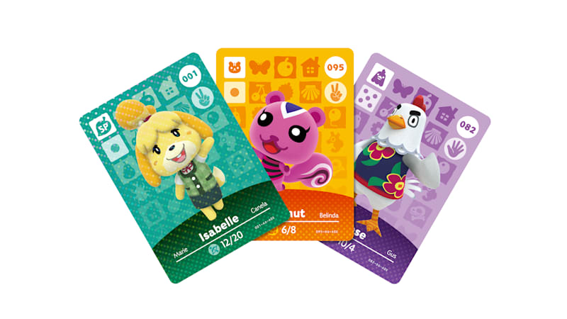 Acnh Amiibo Cards 48 Pcs Mini Card Animal Crossing Switch Game