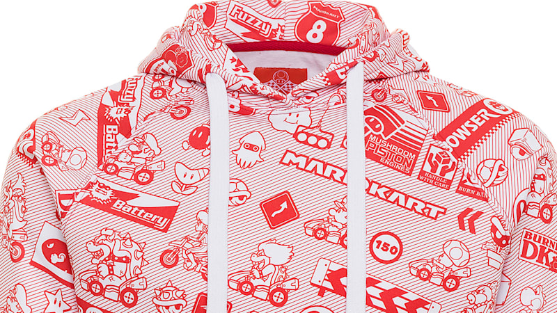 All Over Print Mario Kart Hoodie - Nintendo Official Site