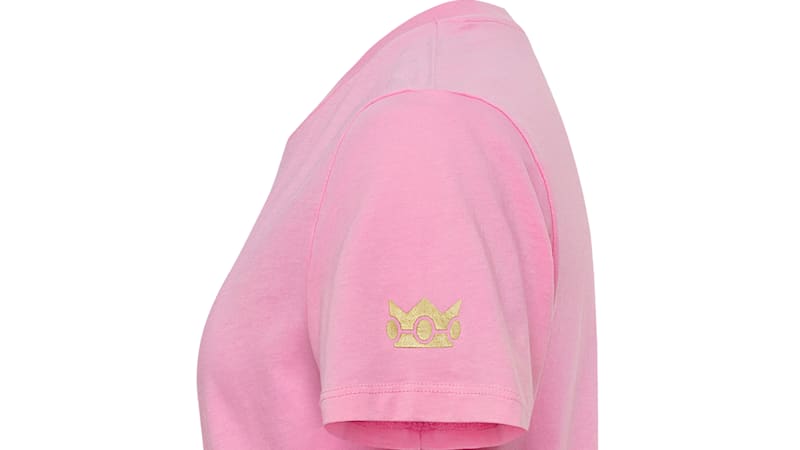 Peach Collection - Princess Peach's Castle Pink T-Shirt - Nintendo Official  Site