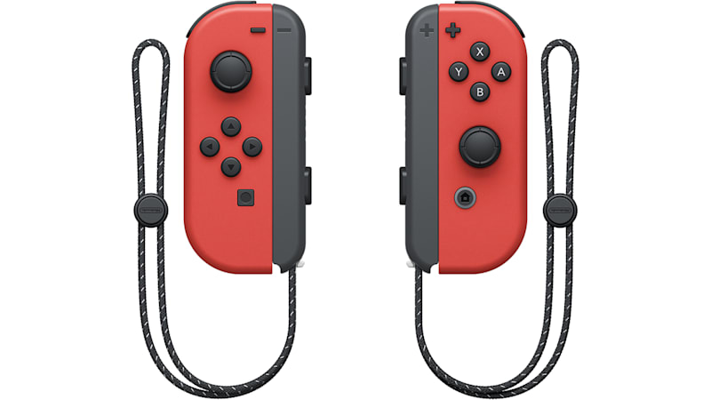 Nintendo Switch - OLED: Mario Red Edition Bundle with Pokémon Shield Game 