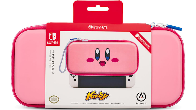 Saccoche de Transport Kirby pour Nintendo Switch, OLED et Switch Lite