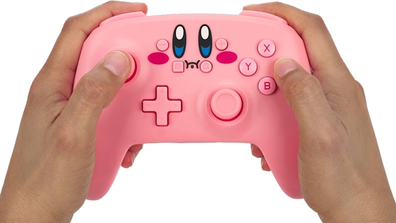 Powera Kirby Nintendo Switch Gamepad Pink