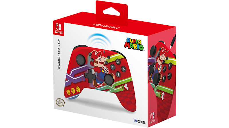 Controller Bluetooth Hori Mario v3 -Licencia oficial-. Nintendo Switch