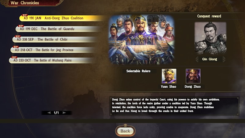 Three kingdoms hotsell nintendo switch