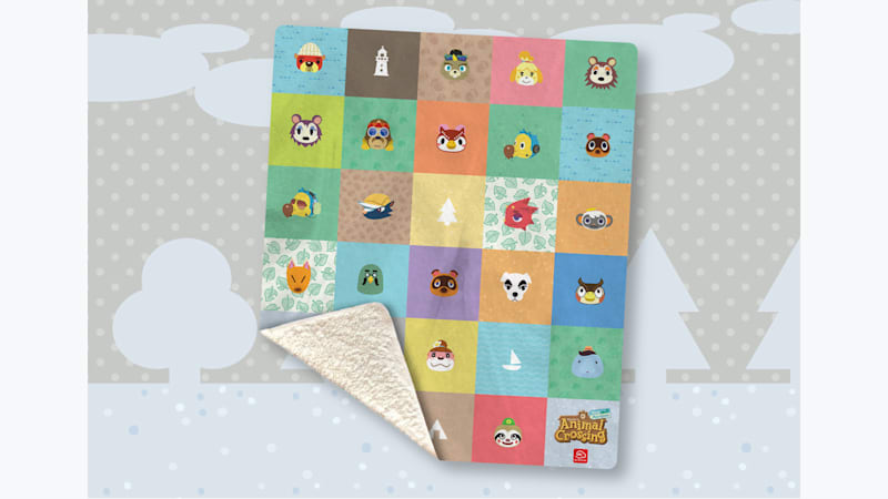 Animal crossing sherpa 2025 blanket
