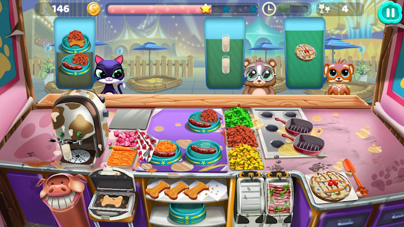 Family Games Bundle: My Magic Florist + Pet Shop Snacks + Bubble Cats Rescue