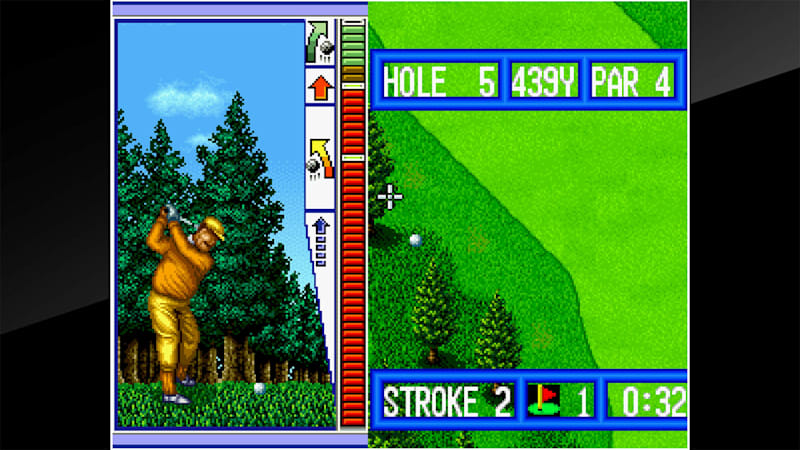 Classic Golf Game 'Top Player's Golf' ACA NeoGeo From SNK and