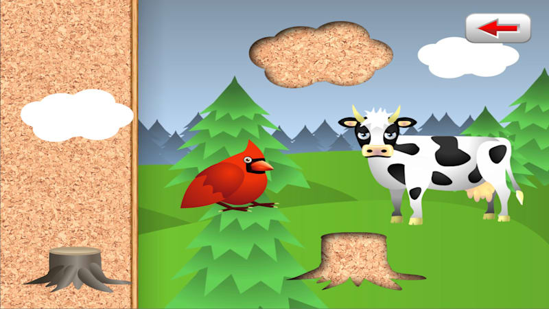Online Puzzle Games for Young Children: Cow