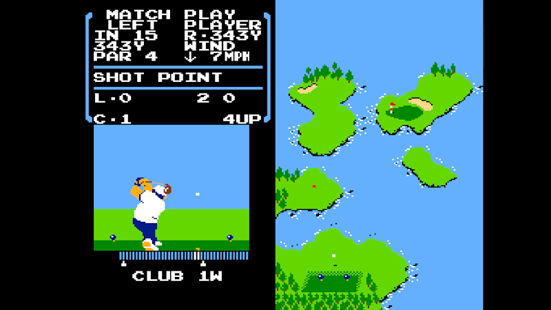 Golf nes game new arrivals