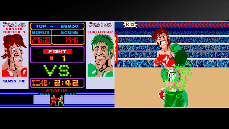 Punch out retro games shop