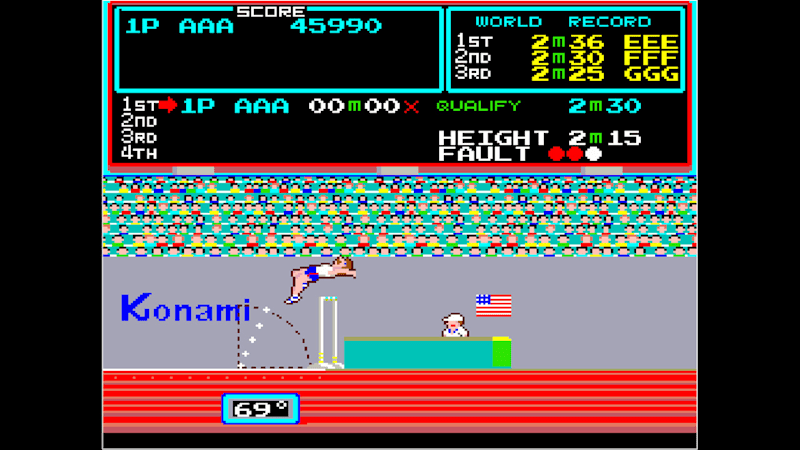Atari track and field top