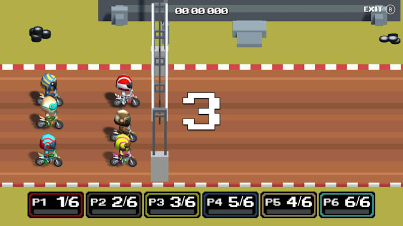 Dirt Bike Retro  Aplicações de download da Nintendo Switch