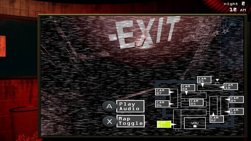 FNAF 1 – Camera Monitors & Map – Original Game Files 