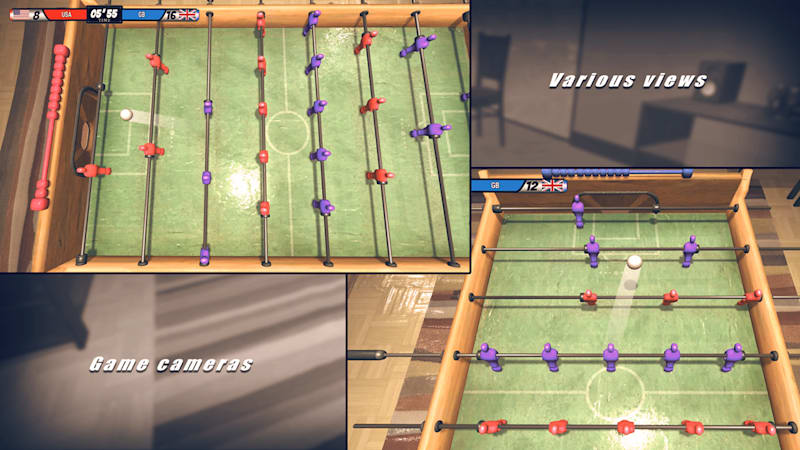 Foosball League Cup: Arcade Table Football Simulator for Nintendo