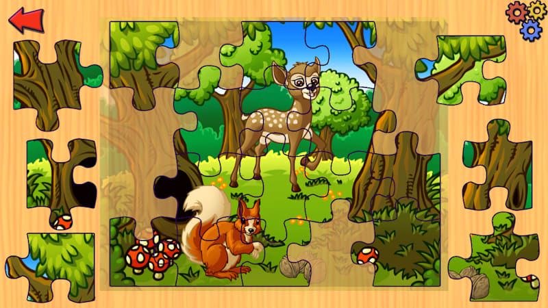 Funny Farm Animal Jigsaw Puzzle Game for Kids and Toddlers for