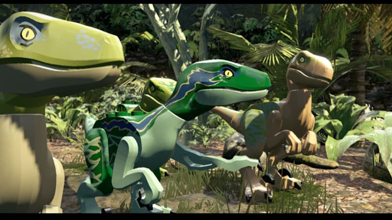 LEGO Jurassic World - Velociraptor Free Roam Gameplay [HD] 
