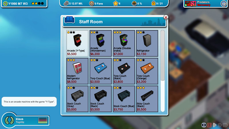 Tycoon games for clearance switch
