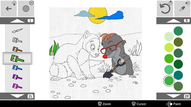 Nintendo releases another set of coloring book pages online