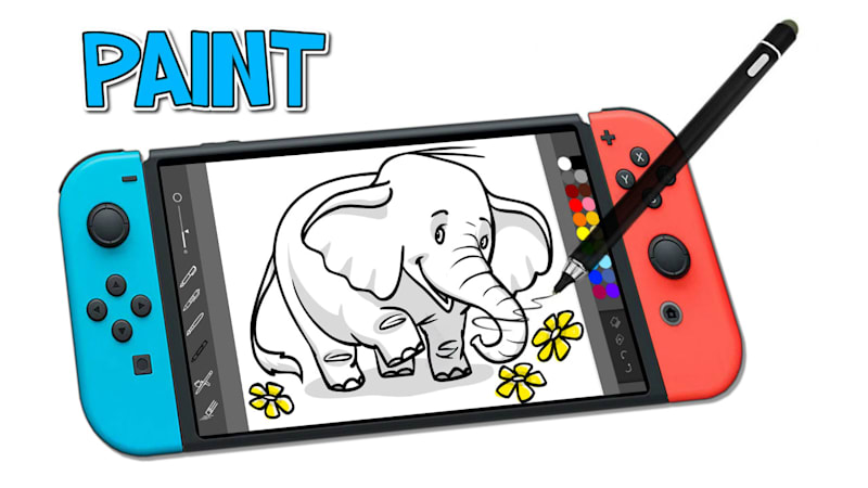 How to Draw a Nintendo Switch 🕹Video Game Console 