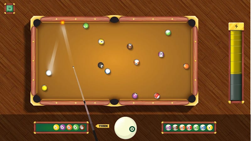 8 Ball Pool Indoor Game Setup