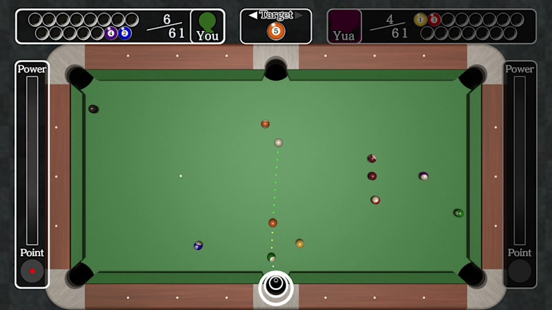 Billiards pool table on sale games