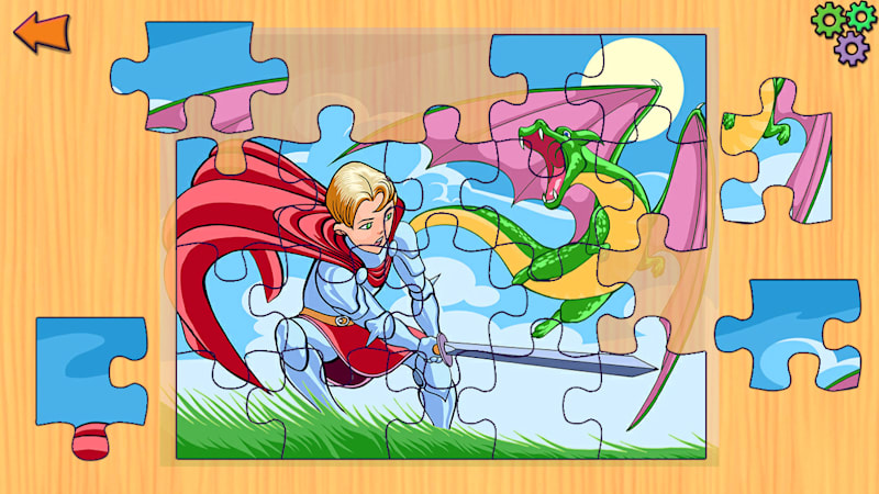 Online Jigsaw Puzzle Game for Kids: Unicorn