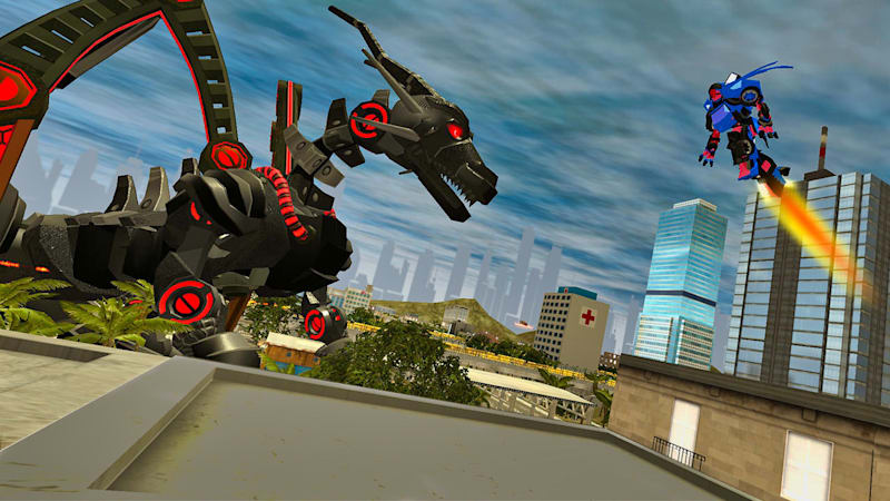 BATTLE ROBOT T-REX AGE jogo online no